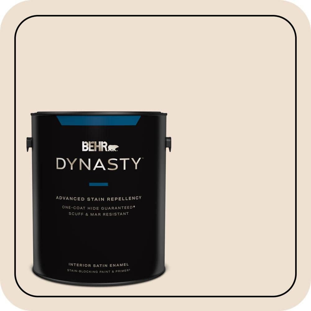 BEHR DYNASTY 1 gal. #PWN-43 Calming Retreat Satin Enamel Interior Stain-Blocking Paint and Primer