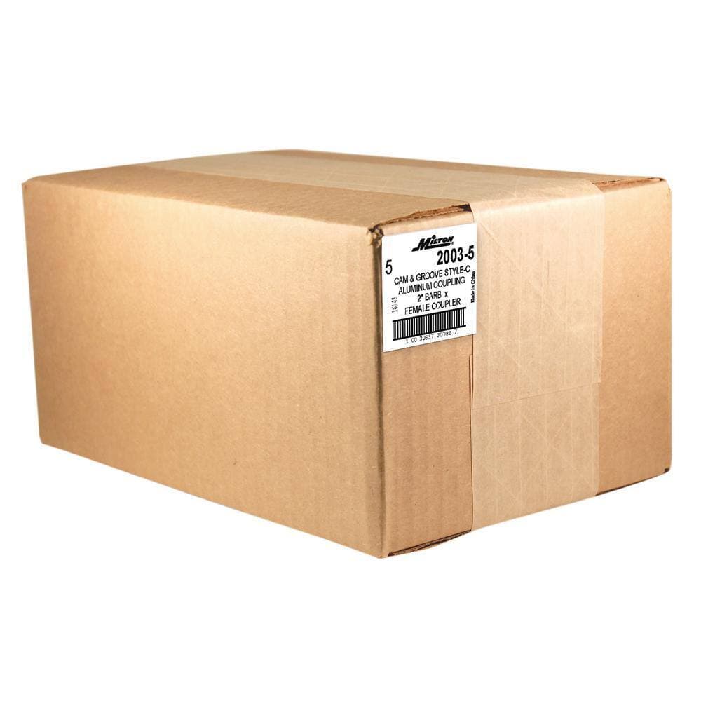 Milton 2 in. Hose Barb C Style Cam and Groove Coupler (Box of 5) (2)