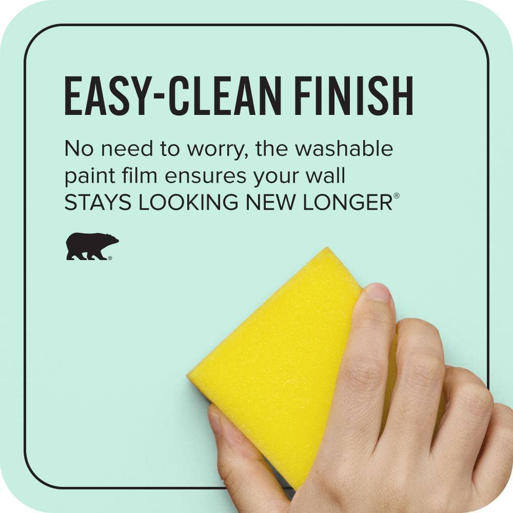 BEHR ULTRA 1 gal. #P430-1 Summer House Extra Durable Satin Enamel Interior Paint & Primer (4)