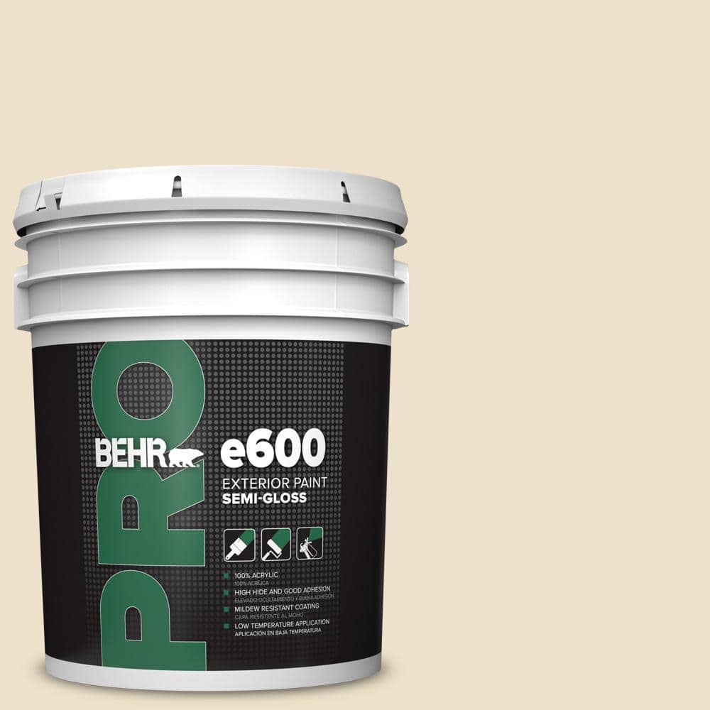 BEHR PRO 5 gal. #740C-2 Cozy Cottage Semi-Gloss Exterior Paint