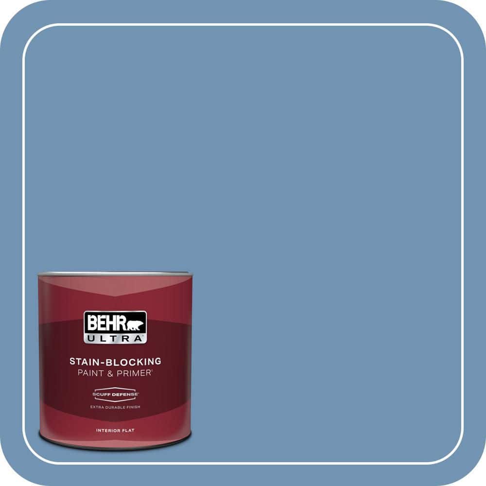 BEHR ULTRA 1 qt. #T13-5 Belladonna Extra Durable Flat Interior Paint & Primer