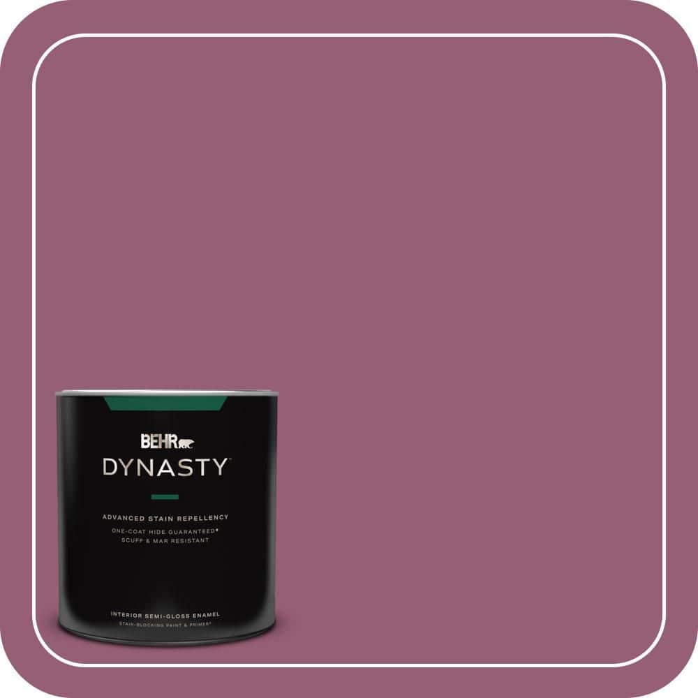 BEHR DYNASTY 1 qt. #MQ1-03 Glitz and Glamour One-Coat Hide Semi-Gloss Enamel Interior Stain-Blocking Paint and Primer