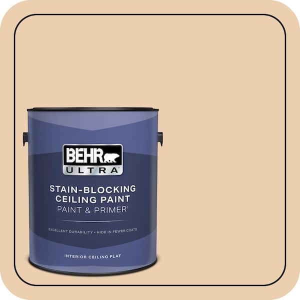 BEHR ULTRA 1 gal. #S270-2 Chai Ceiling Flat Interior Paint and Primer (2)