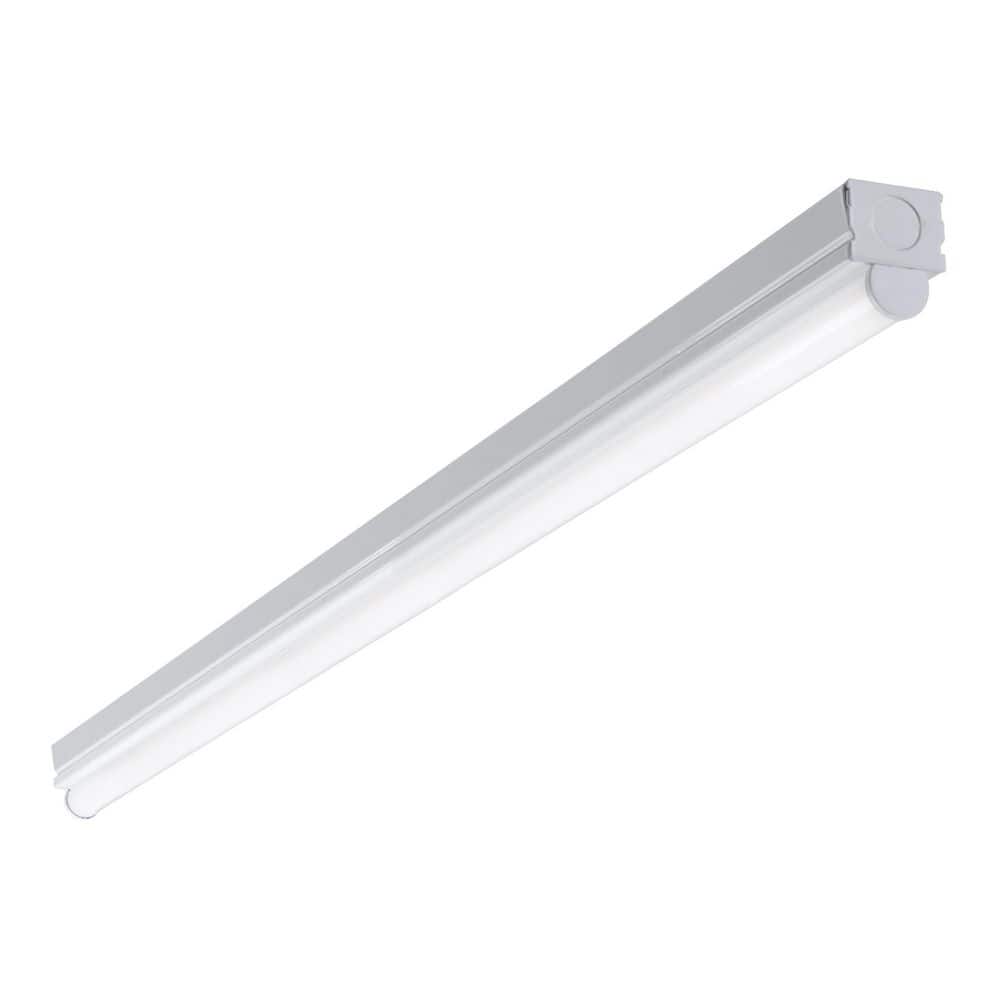 Metalux 4 ft. 1-Light Linear White Integrated LED Ceiling Strip Light with 2100 Lumens, 4000K (2)