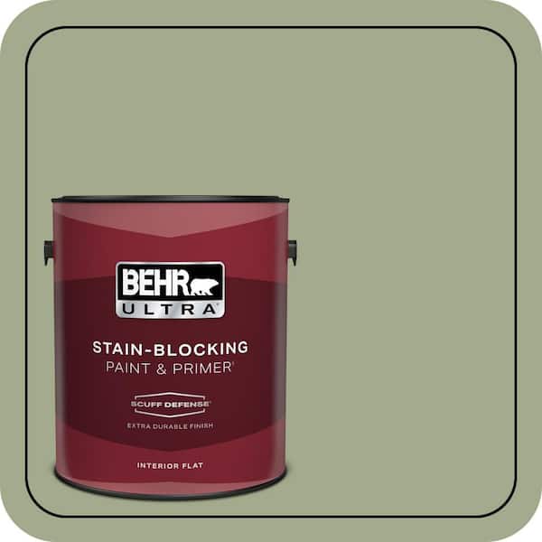 BEHR PREMIUM PLUS #420F-4 Sagey Enamel Low Odor & Primer (4)