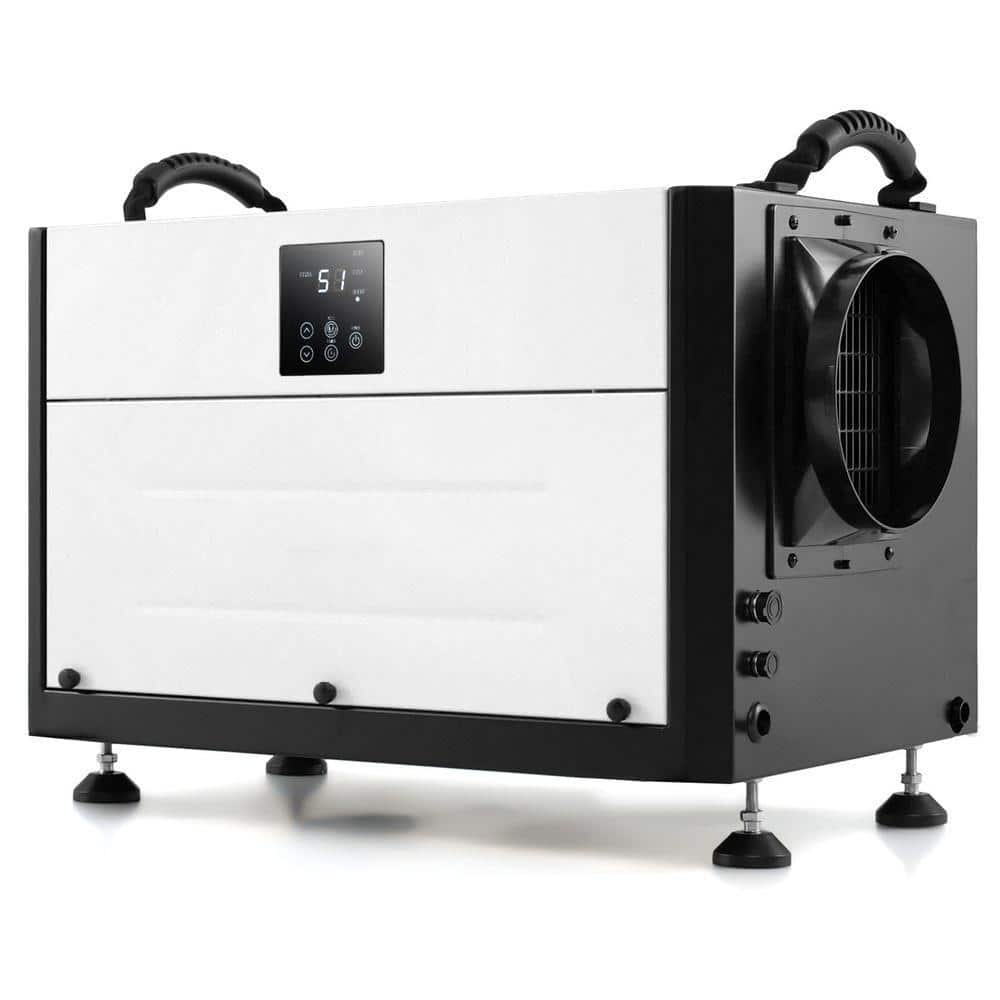HONGGE 1900 sq 155 Pint Crawl Space Dehumidifier with 3 Modes and 24H Time-White (2)