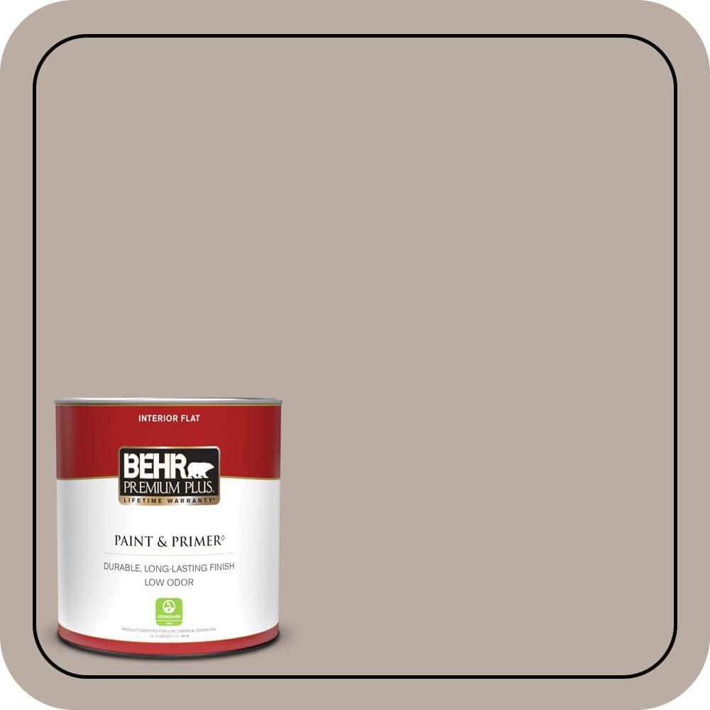 BEHR PREMIUM PLUS #N200-3 Nightingale Gray Enamel Low Odor & Primer (1)