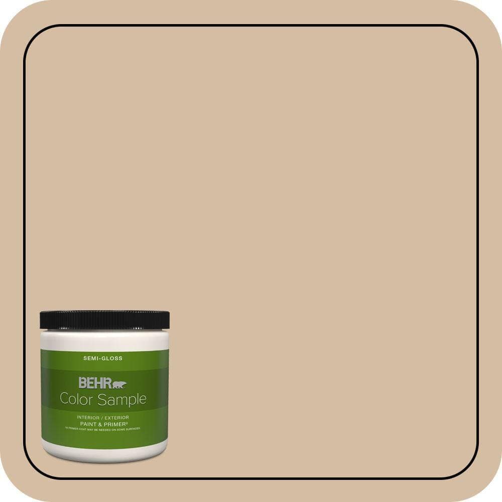 BEHR PREMIUM PLUS Home Decorators Collection #HDC-SM14-3 Concept Beige Flat Interior/Exterior Paint & Primer Color Sample (1)