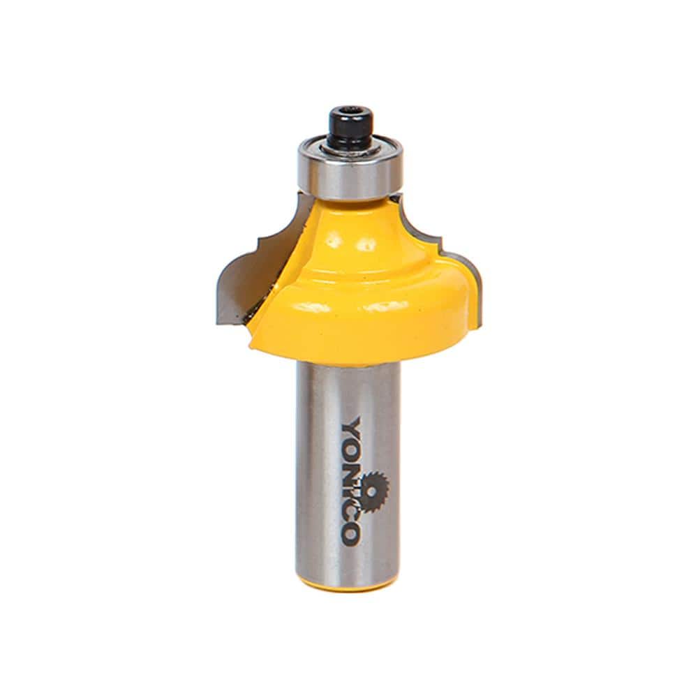 Yonico Classical Ogee Edge Forming 3/8 in. Depth 1/2 in. Shank Carbide Tipped Router Bit