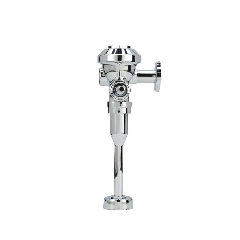Zurn Aquaflush Exposed Manual Diaphragm Flush Valve with 0.5 GPF, Sweat Solder Kit, and Cast Wall Flange in Chrome (2)