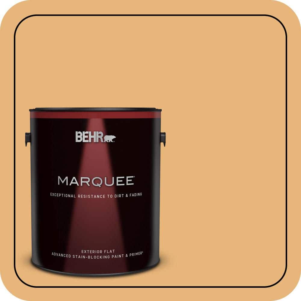 BEHR MARQUEE 1 gal. #QE-20 Terra Sol Flat Exterior Paint & Primer