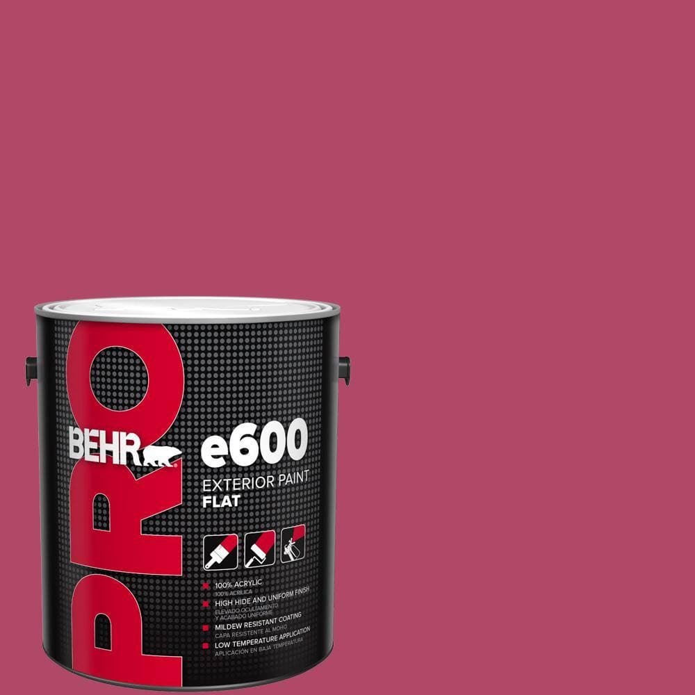 BEHR PRO 1 gal. #HDC-SM16-04 Bing Cherry Pie Flat Exterior Paint