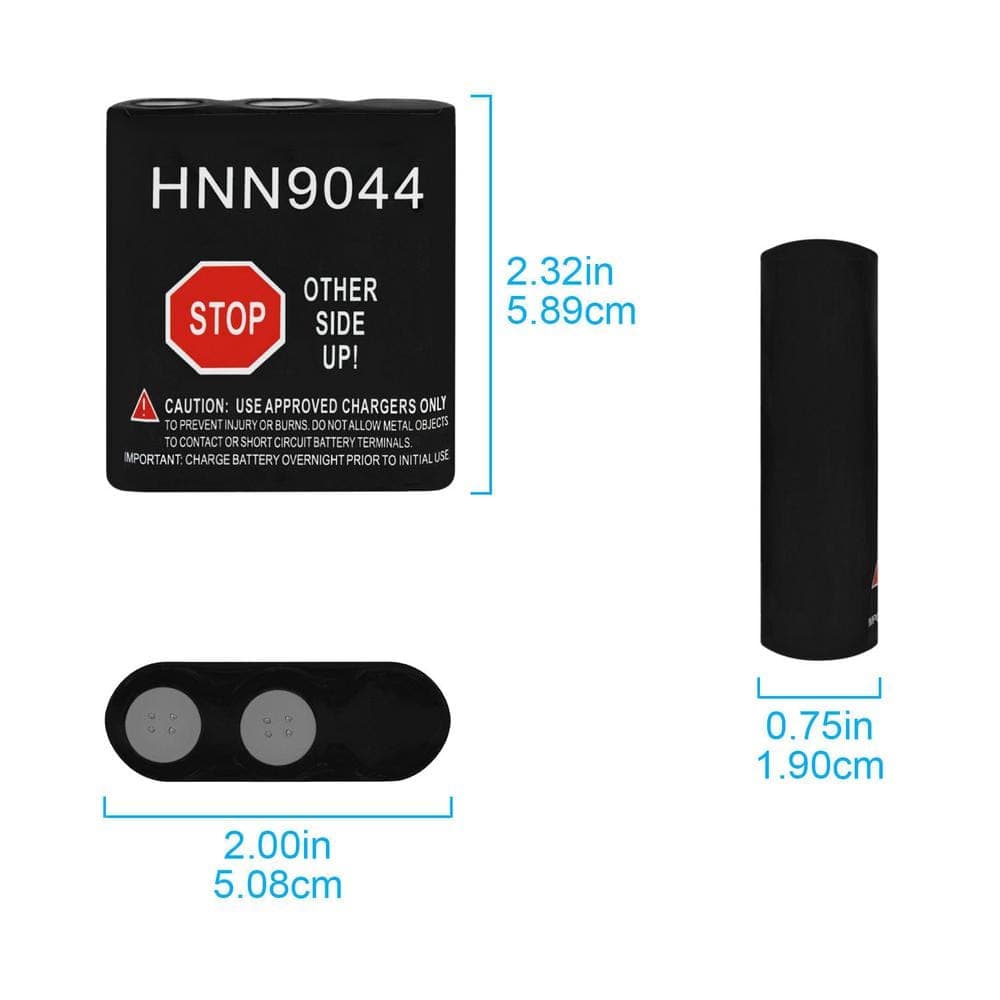 MIGHTY MAX BATTERY 7.5V 600mAh Battery for Motorola Spirit MV12CV, MV21C, MV21CV - 2 Pack (2)