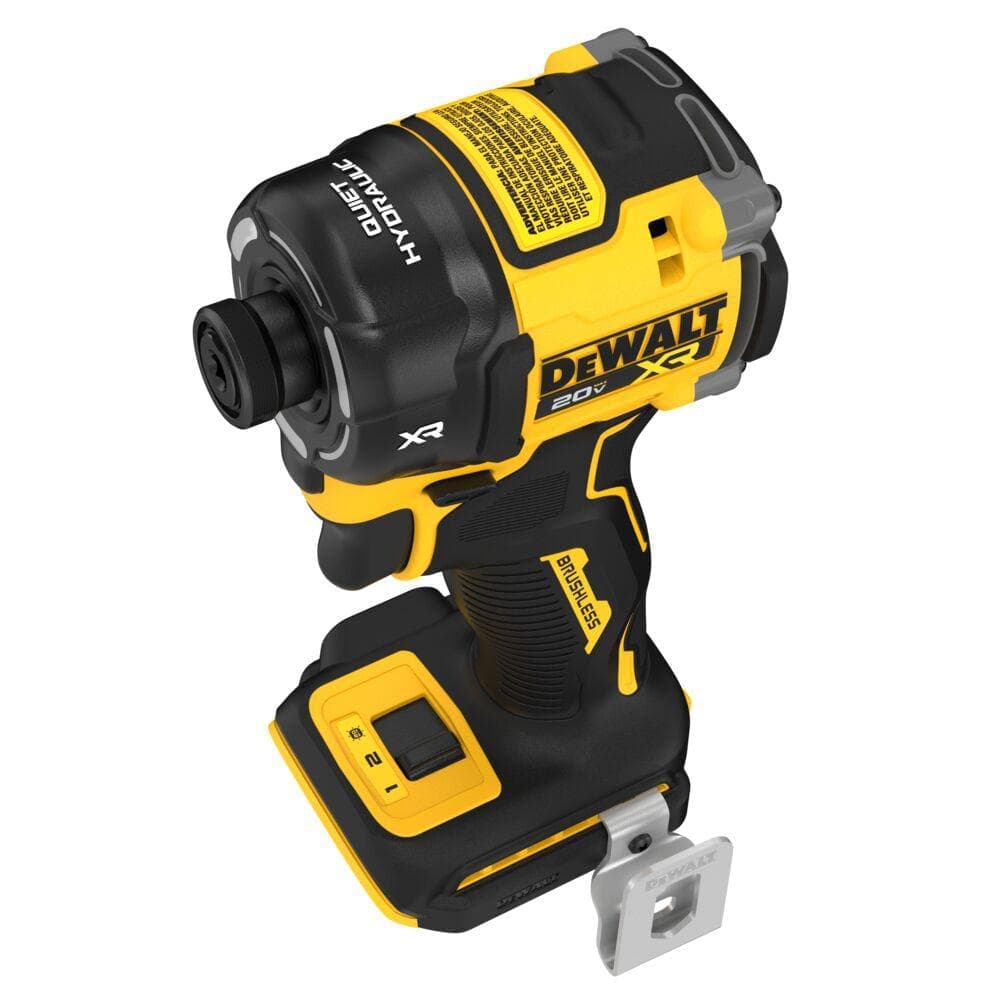 DEWALT 20V XR Brushless Cordless 1/4 in. Quiet Hydraulic Impact Driver (Tool-Only) (4)