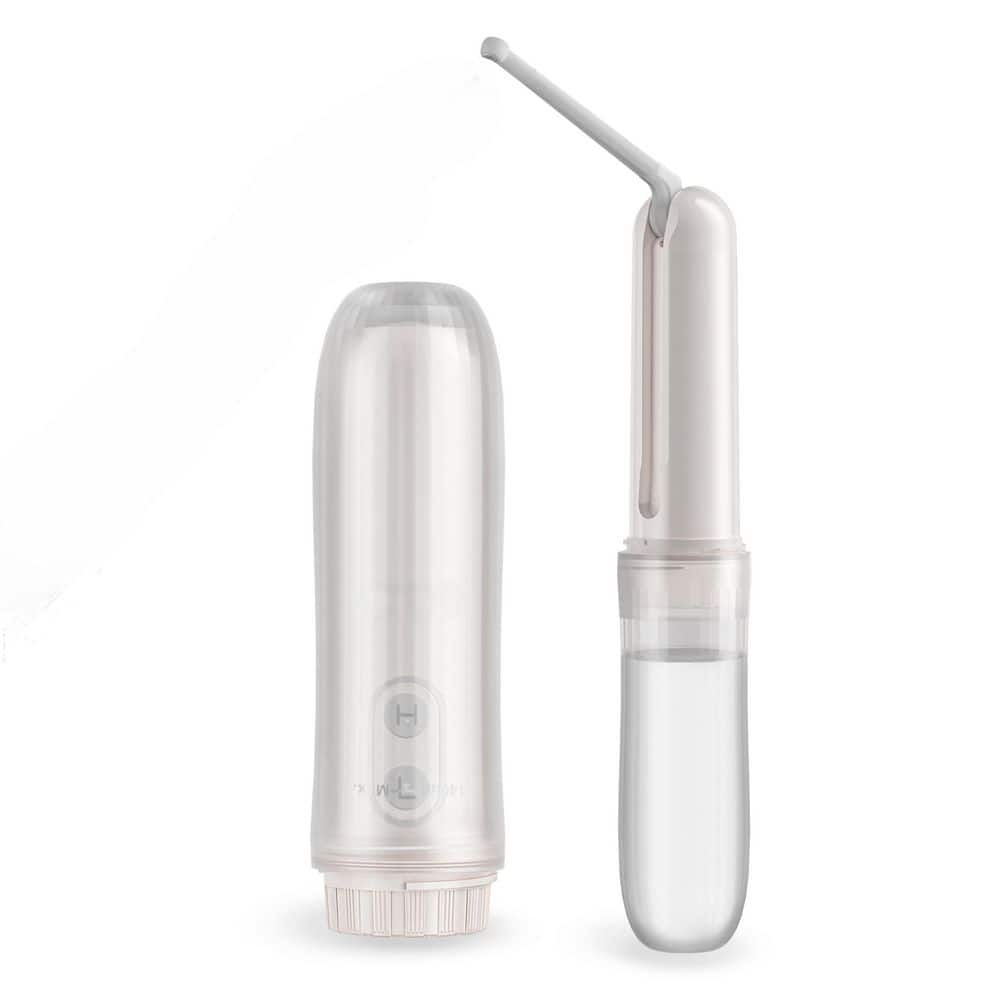 Numhew Electric Handheld Travel Bidet Sprayer Bidet Attachment with 2 Pressure Modes and Foldable Included (White) (1)