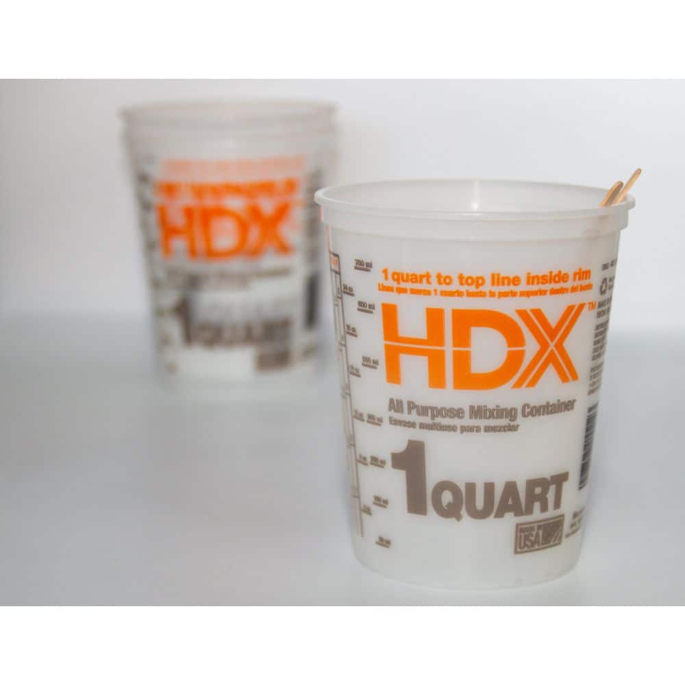 HDX Versa-Tainer 1 qt. Plastic Bucket (4)
