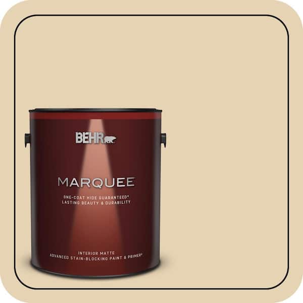 BEHR MARQUEE 1 gal. #S310-2 Journal White Matte Interior Paint & Primer (2)