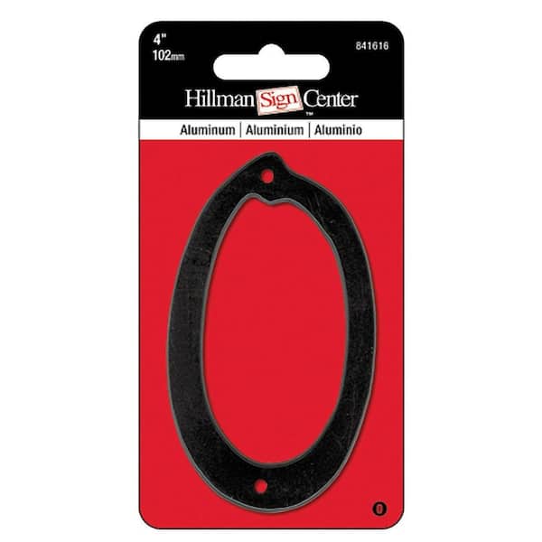 The Hillman Group 4 in. Nail-On Aluminum Number 0 (2)