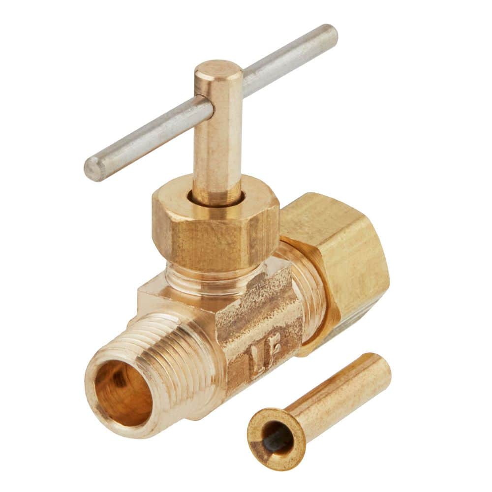 Everbilt 1/4 in. OD Compression x 1/8 in. MIP Brass Valve Fitting