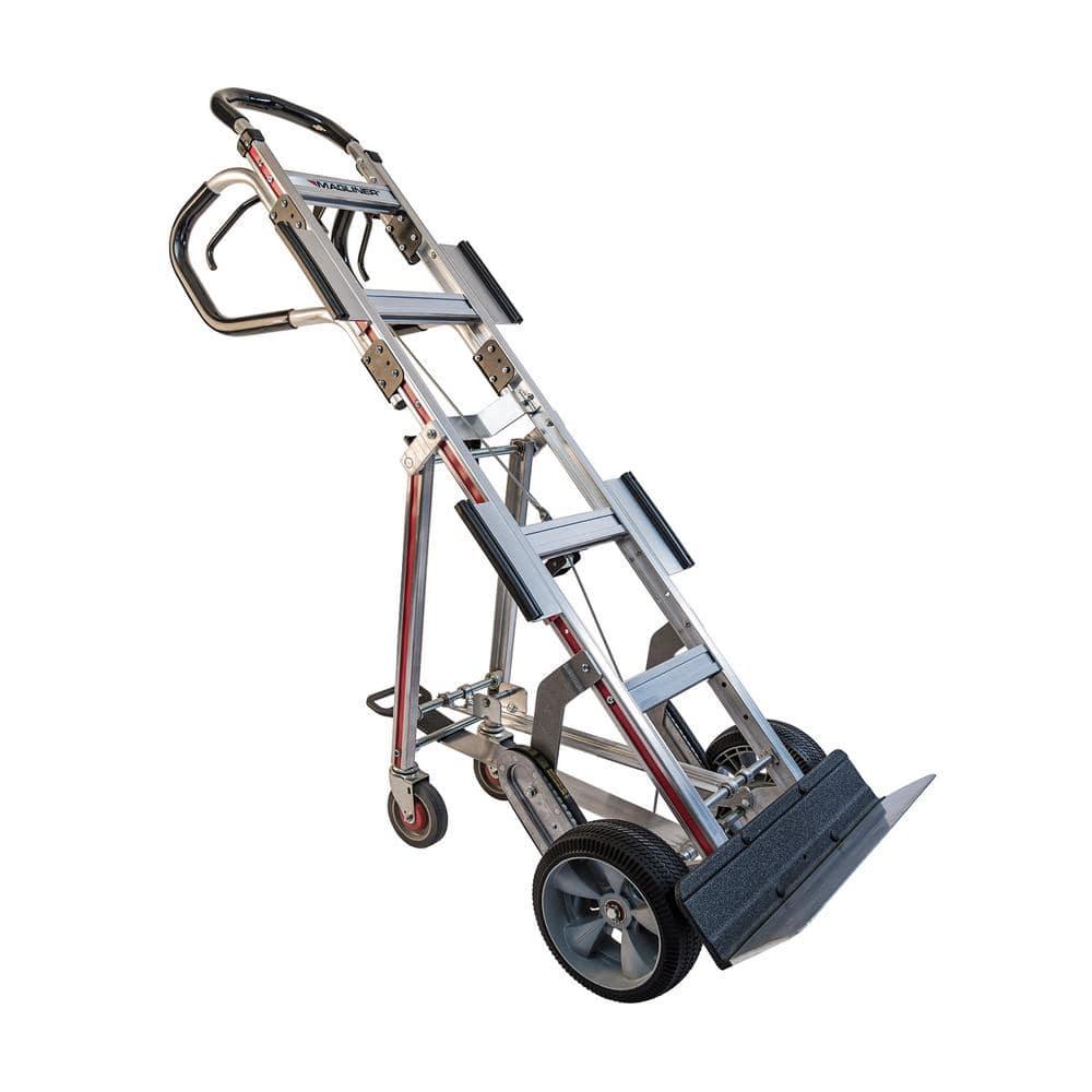 Magliner 800 lb. Capacity Appliance Hand Truck with Dual Shepherd Handle 4th Wheel Attachment Break Back Bar and Wings (2)