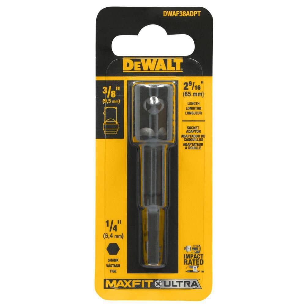 DEWALT MAXFIT ULTRA 1/4 in. to 3/8 in. Adaptor (4)