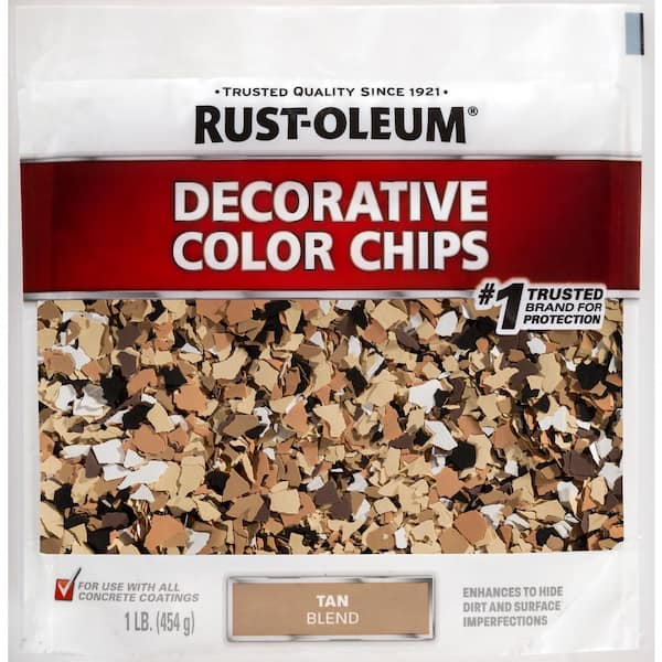 Rust-Oleum 1 lb. Tan Decorative Color Chips (2)