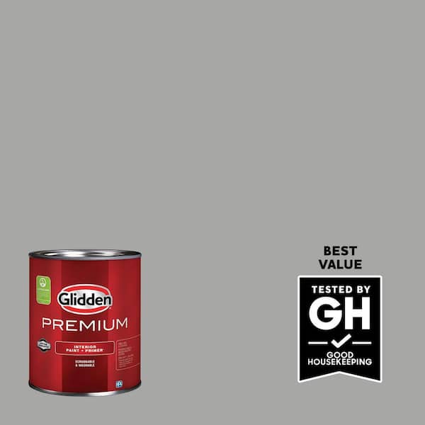 Glidden Premium 1 qt. PPG0996-3 Statue Garden Semi-Gloss Interior Latex Paint (2)