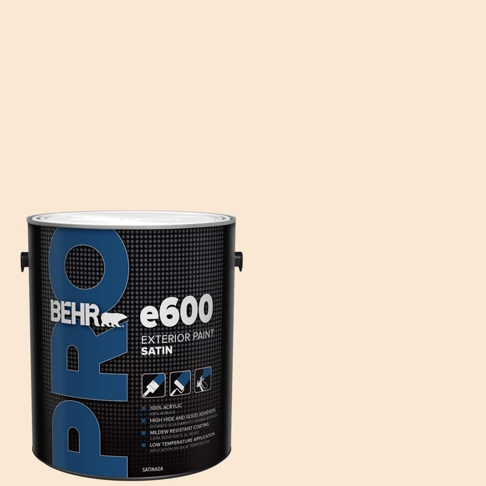 BEHR PRO 1 gal. #PPU4-09 Cafe Cream Satin Enamel Exterior Paint
