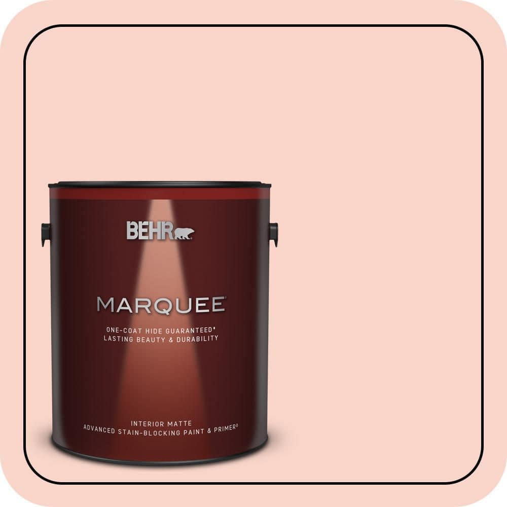 BEHR MARQUEE 1 gal. #P180-1 Deco Shell Matte Interior Paint & Primer (1)