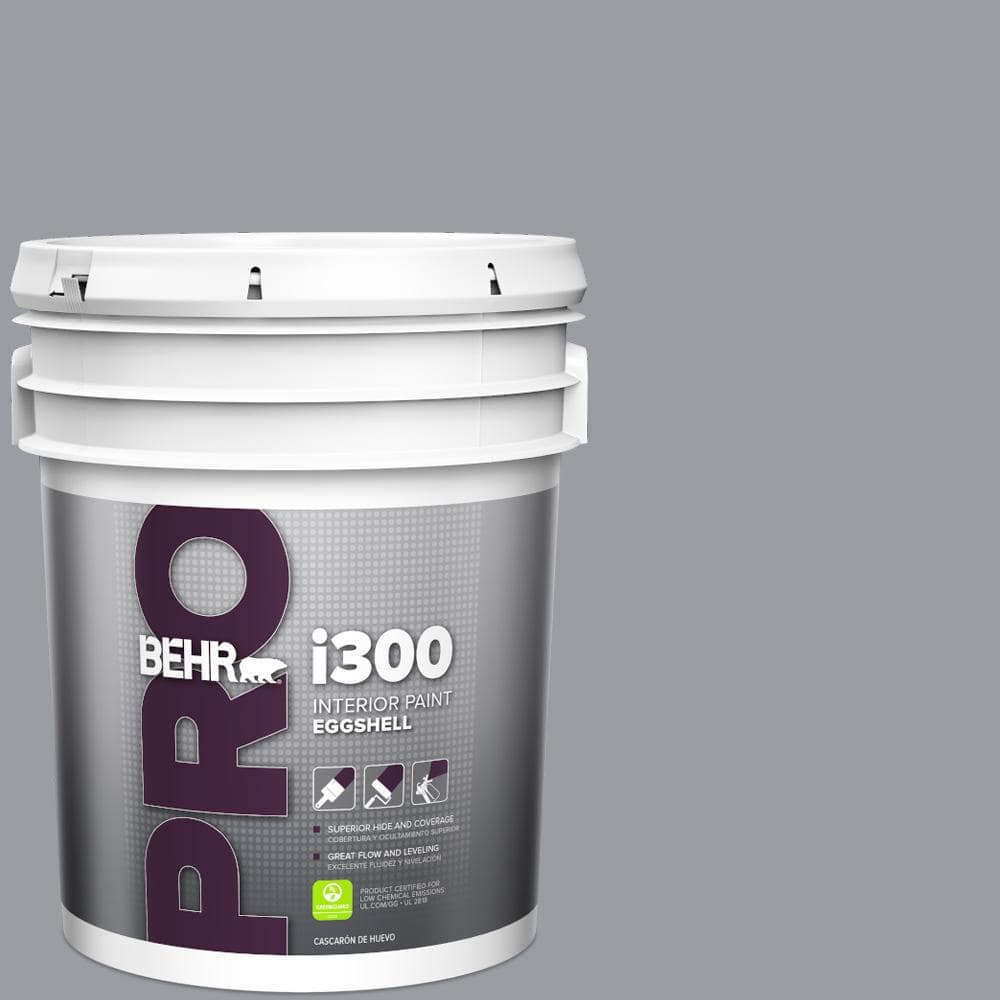 BEHR PRO 5 gal. #PPU26-20 Smokey Lilac Eggshell Interior Paint