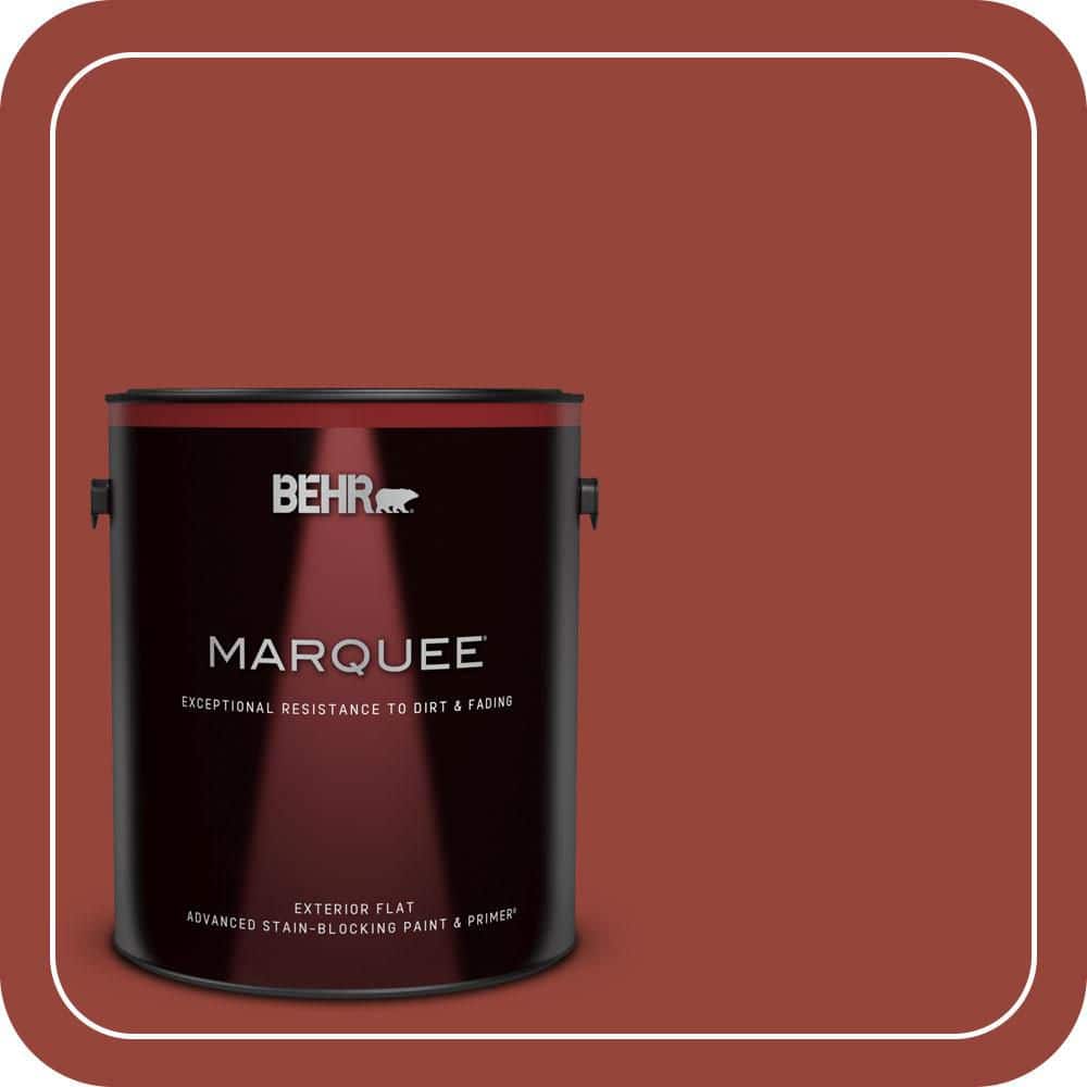 BEHR MARQUEE 1 gal. #PPU2-17 Morocco Red Flat Exterior Paint & Primer
