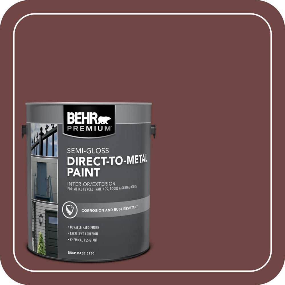 BEHR PREMIUM 1 gal. #S-G-710 Hawaiian Cinder Semi-Gloss Direct to Metal Interior/Exterior Paint (1)