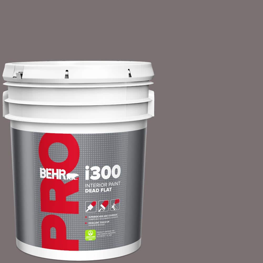 BEHR PRO 5 gal. #HDC-AC-27 Heather Sachet Dead Flat Interior Paint
