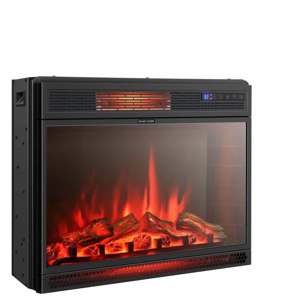 SKONYON 28 Inch Electric Freestanding and Recessed Fireplace with Remote