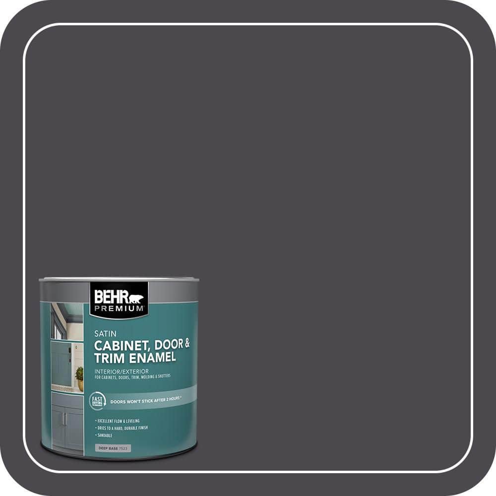 BEHR PREMIUM 1 qt. #ECC-62-2 Cityscape Satin Enamel Interior/Exterior Cabinet, Door & Trim Paint (1)