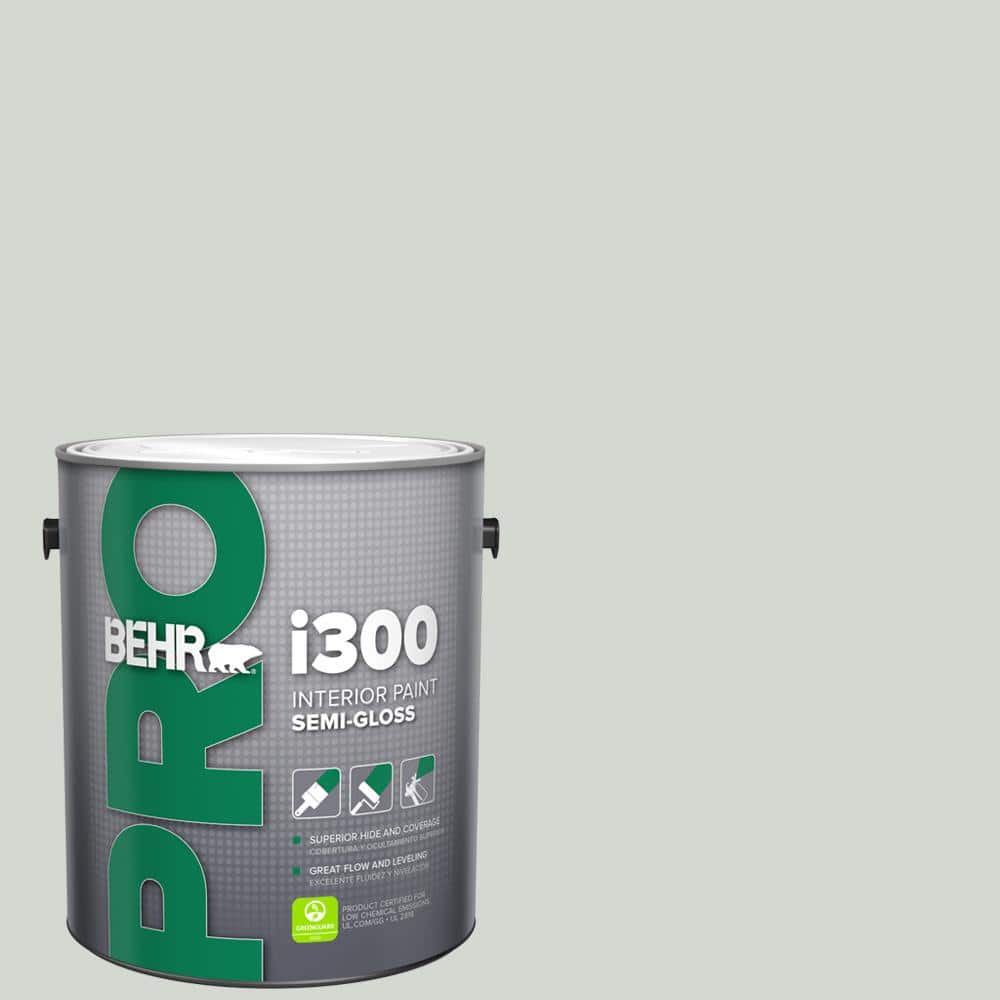 BEHR PRO 1 gal. #N410-2 Brook Green Semi-Gloss Interior Paint