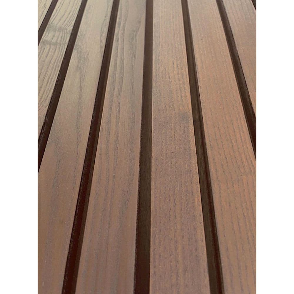 Easy Planking 1 in. x 6 in. x 8 ft. Thermo-Treated Premium Ash Fluted Siding Board in Brown (16.7 SF in 5-Pack) (2)