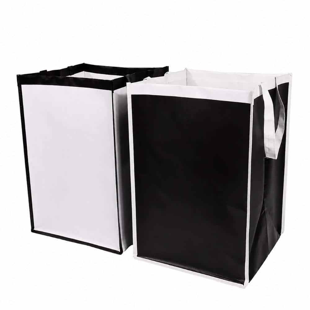 Unbranded Recycle Waste Bag Set with Waterproof Polypropylene Base Plates for Kitchen and Home Trash Sorting