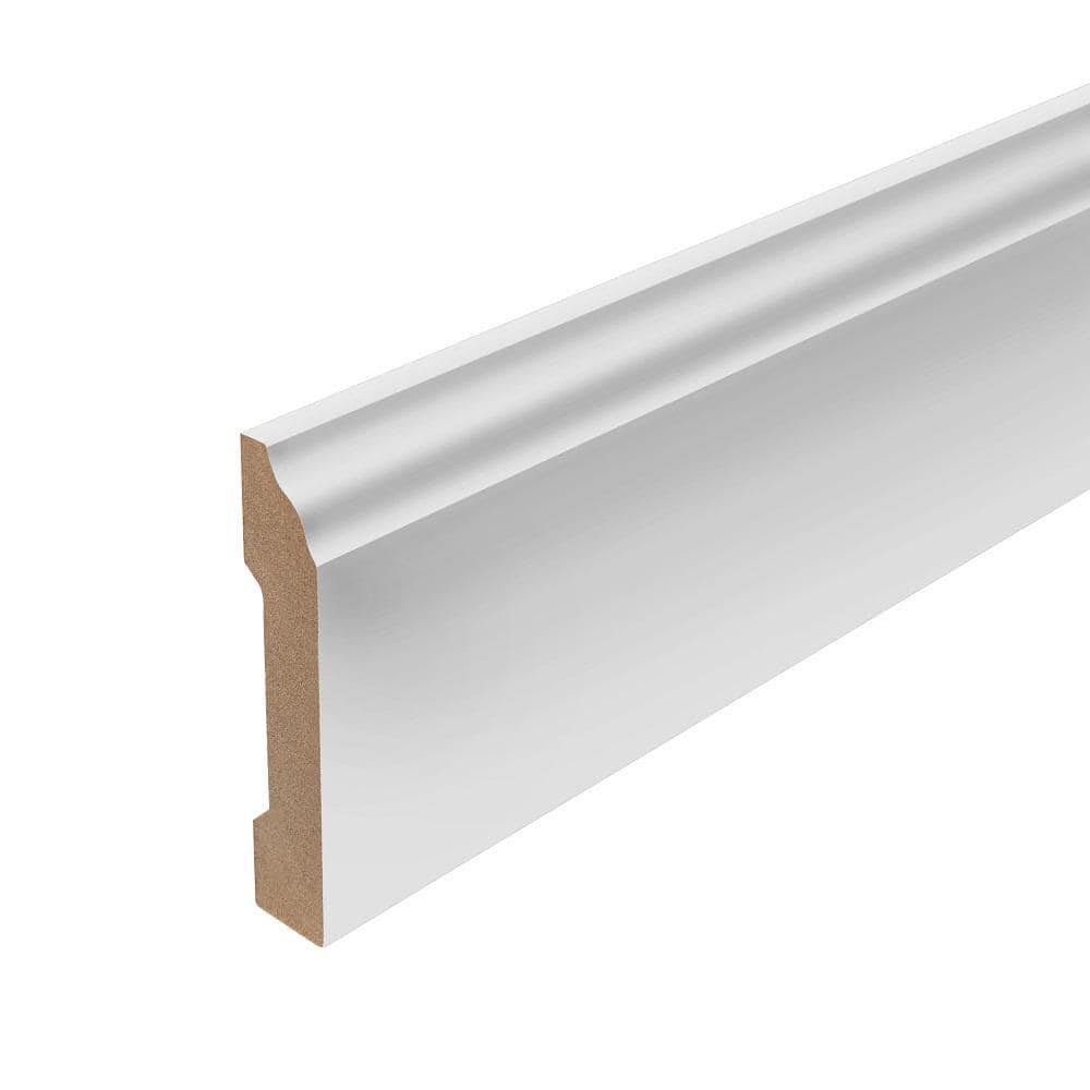 PERFORMANCE ACCESSORIES White 0.62 in. T x 3.3 in. W x 94.5 in. L Base Molding