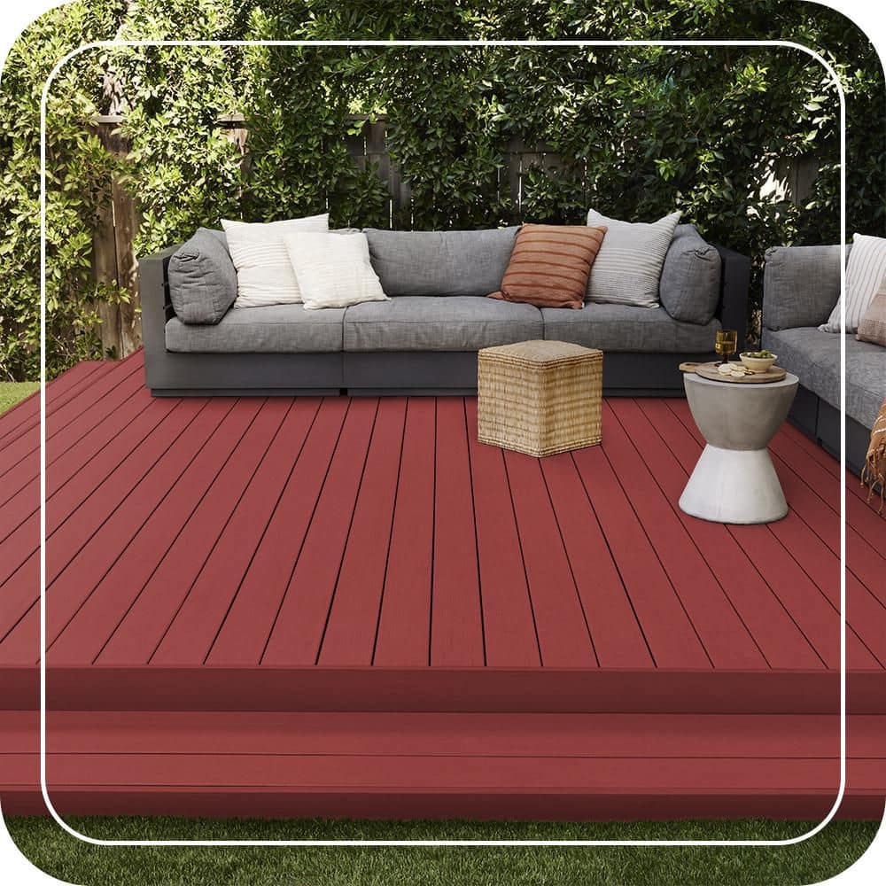 BEHR PREMIUM 1 qt. #MQ1-10 Red My Mind Solid Color Waterproofing Exterior Wood Stain and Sealer (3)