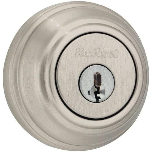 Kwikset Satin Nickel Double Cylinder Deadbolt featuring SmartKey Security (2)