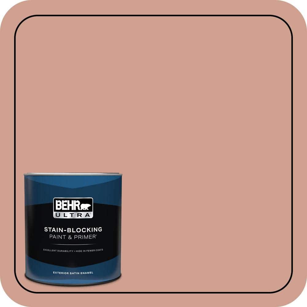 BEHR ULTRA 1 qt. #S180-4 Shiny Kettle Satin Enamel Exterior Paint & Primer