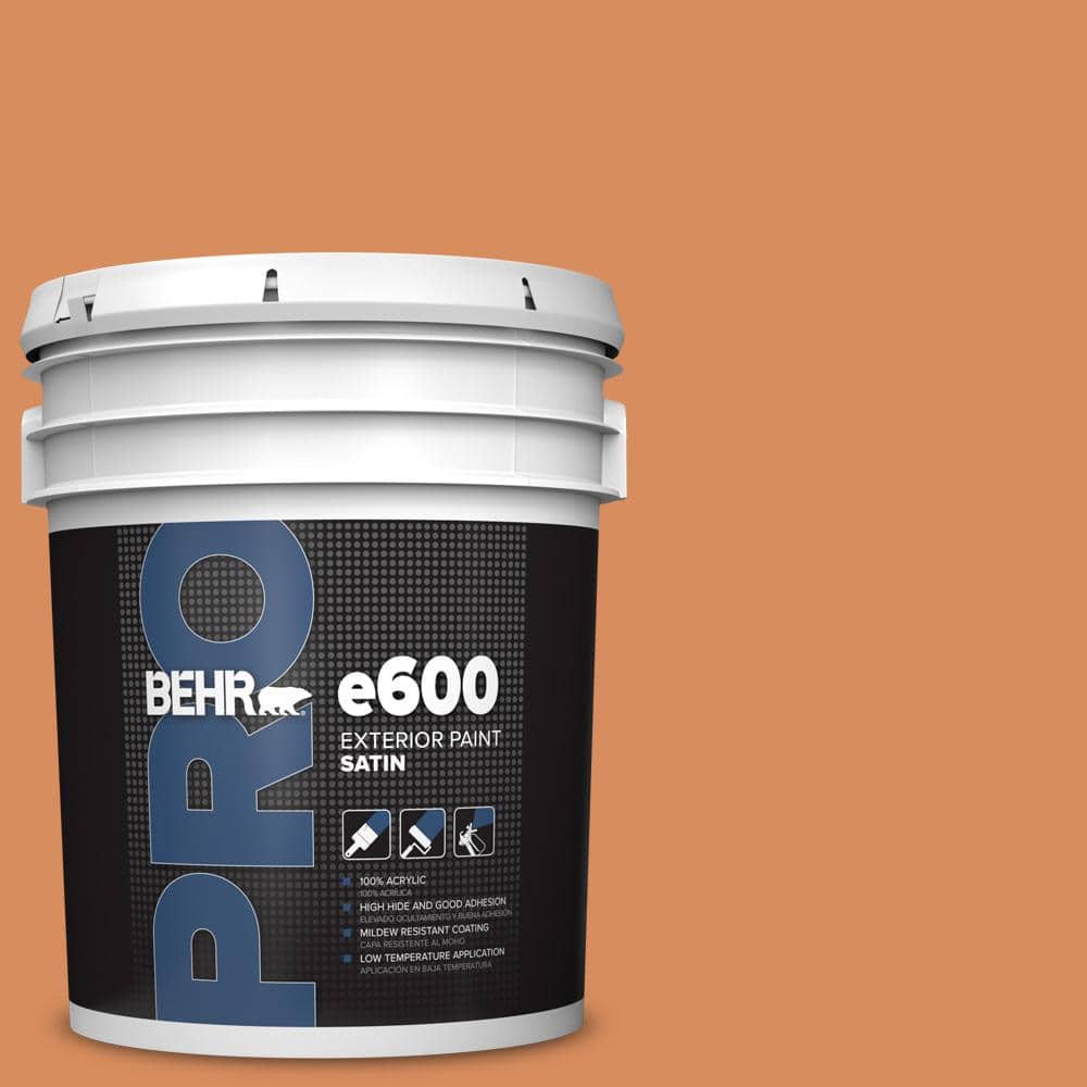 BEHR PRO 5 gal. #M220-6A Blazing Autumn Satin Exterior Paint