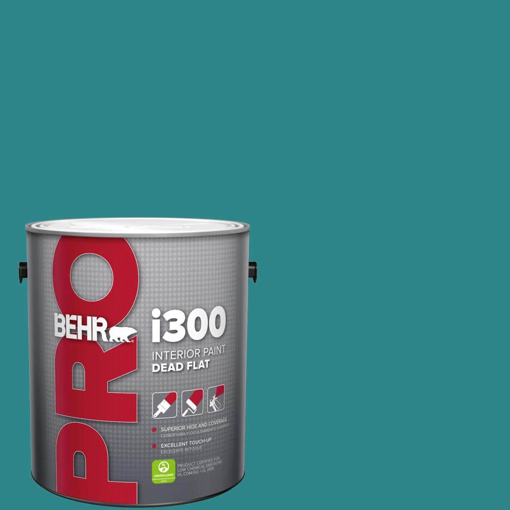 BEHR PRO 1 gal. #M460-6 Thai Teal Dead Flat Interior Paint