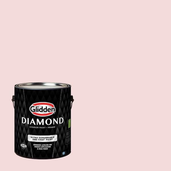 Glidden Diamond 1 gal. PPG1055-2 Hawaiian Shell Satin Interior Paint with Primer (2)