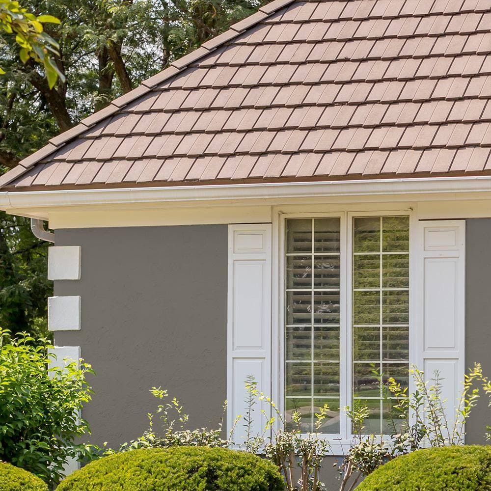 BEHR PREMIUM 5 gal. #N360-5A Wood Ash Elastomeric Masonry, Stucco and Brick Exterior Paint (4)