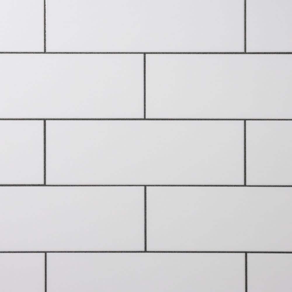 MAAX Utile 36 in. W x 80 in. H Direct-to-Stud Fiberglass Shower Wall Set for Corner in Metro Tux, 2 Panels (2)