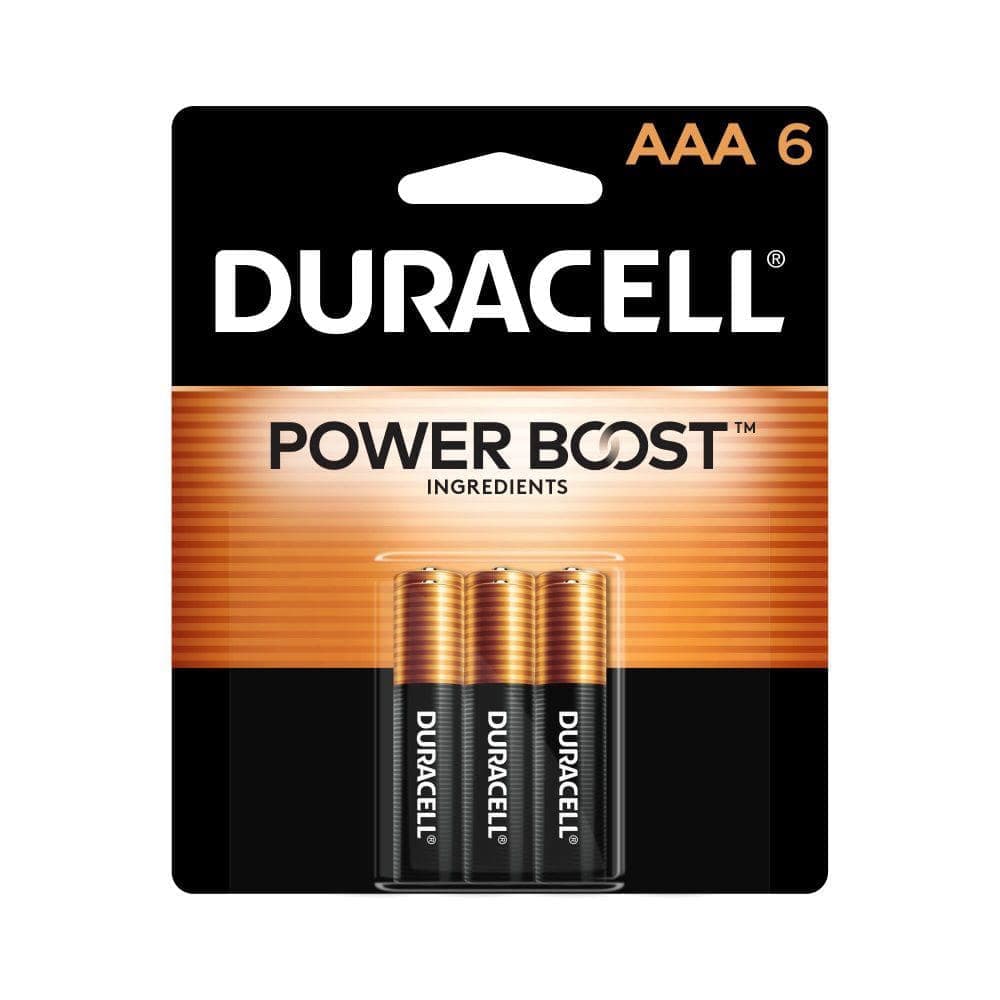 Duracell Coppertop Power Boost AAA Alkaline Batteries for Household Devices, Triple A Batteries