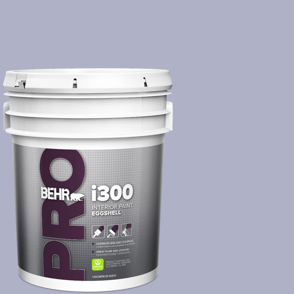BEHR PRO 5 gal. #S560-3 Noble Purple Eggshell Interior Paint