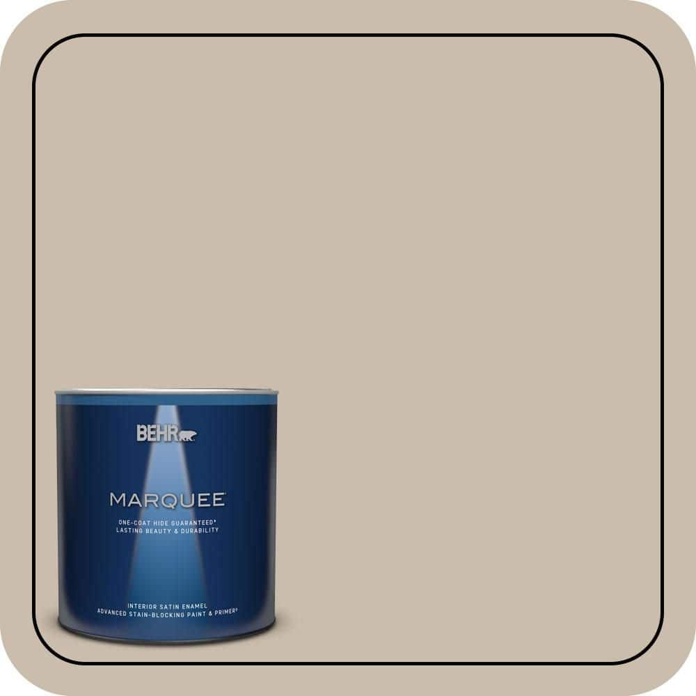 BEHR MARQUEE 1 qt. #T13-8 Matrix Satin Enamel Interior Paint & Primer